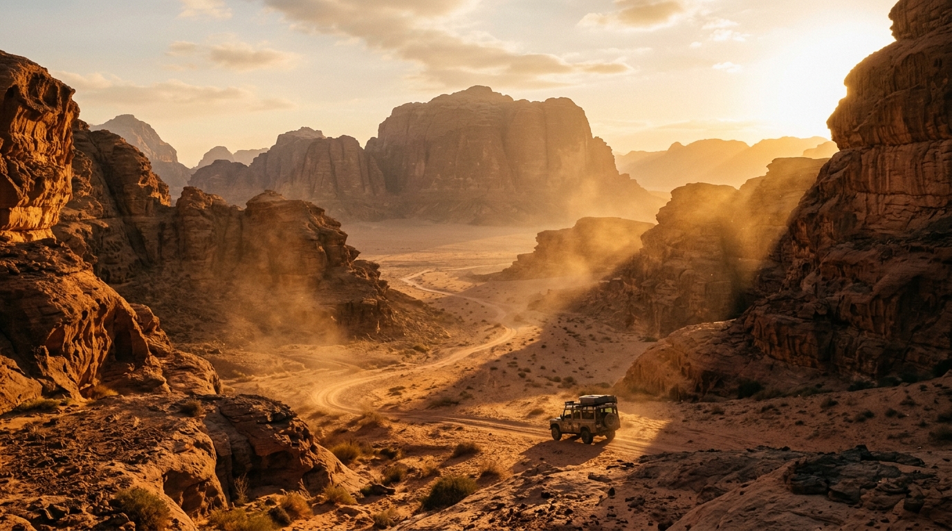 Mirages in the Sandstone Canyon